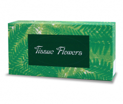 Celtex kosm. salvetes Tissue Flowers,2K,21X20cm,100loksnes